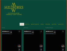 Tablet Screenshot of mwmillworks.com